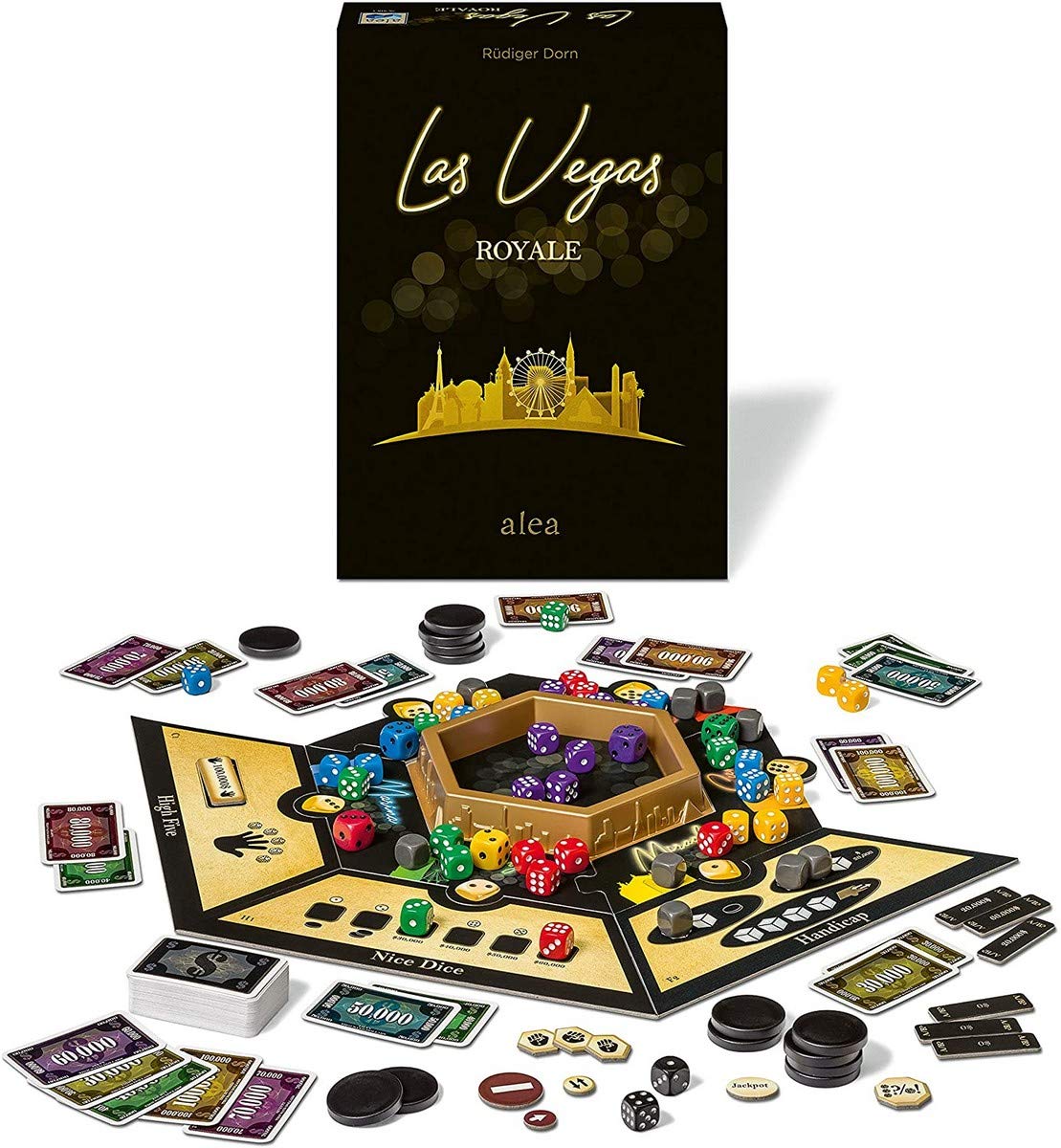 Ravensburger Las Vegas Royale Strategy Board Games for Families - Adults & Kids Age 8 Up