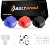 BOLT RUSH Jaw Exerciser Pack of 3 with 3 Resistance Levels and Strips view 1