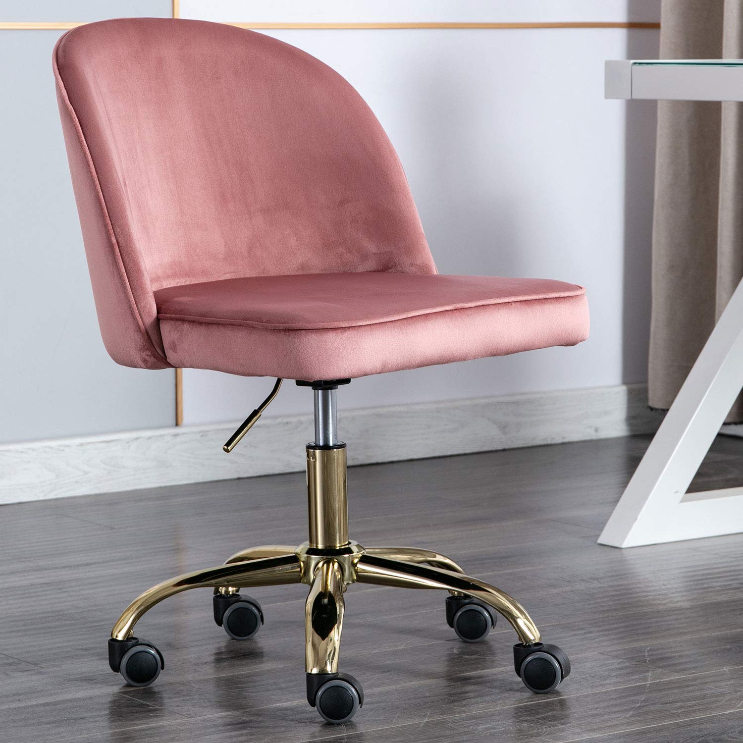 armless chair with wheels Off 73% - www 