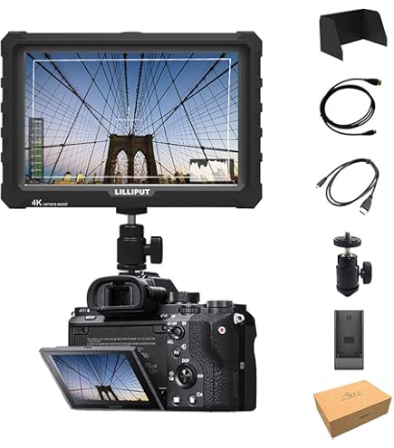 Amazon.com: Sony 3.5” LCD Vlog Monitor with Mount and USB-C Cable