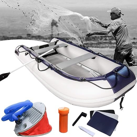 Hengda Inflatable Rubber Boat 320x151x70cm Rowing Boat For 5