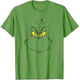 Dr. Seuss Grinch Face | Officially Licensed Christmas Grinch T-Shirt