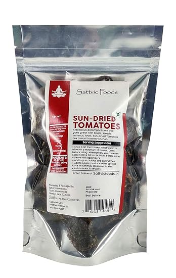 Sattvic Foods Sun-Dried Tomatoes, 100 g