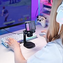 MAONO USB Gaming Microphone for PC, Noise