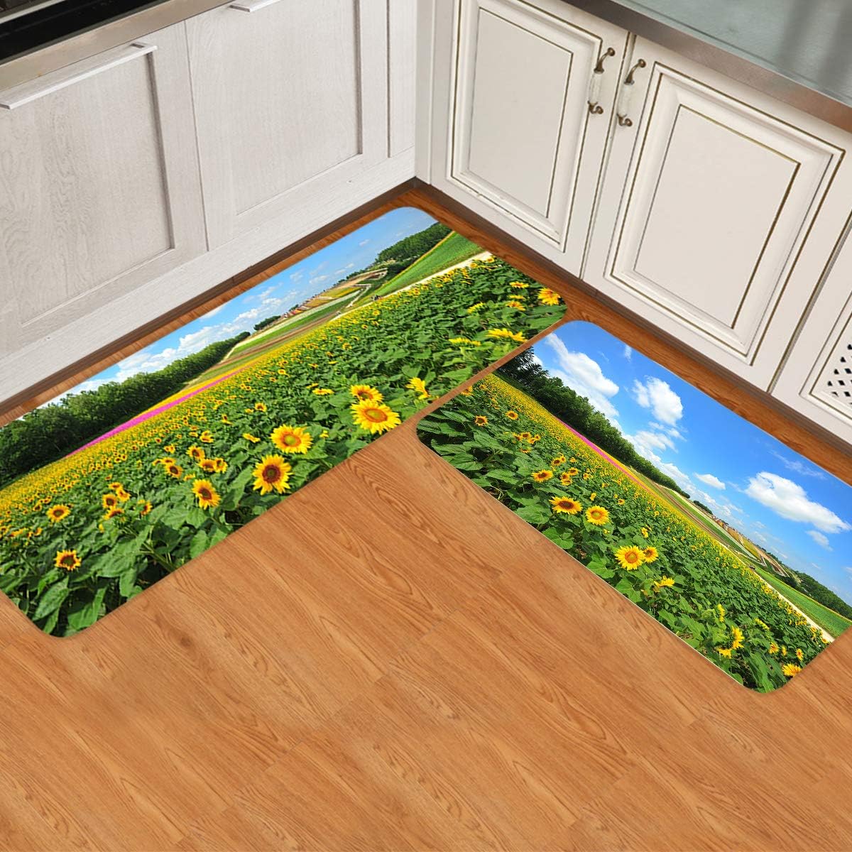 Landscape Kitchen Rug Set Kitchen Mats Cushioned Anti