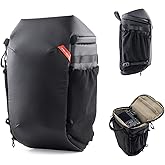 PGYTECH Camera Top Loader, DSLR/SLR/Mirrorless Cameras and Lenses with Adjustable Shoulder Strap, Expandable Organizing Pockets for Nikon/Canon/Sony Mirrorless Cameras, Waterproof