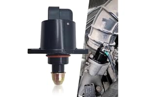ijuicy 1 PC Car Idle Air Control Valve, Throttle Stepper Motor for Stable Engine Operation, Original Replacement Parts, OEM: 90380/10526/90325864, Compatible with King Kong Idle Motor (Black)