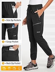 baleaf Women's Hiking Pants Quick Dry Water