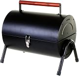 Marko Outdoor Portable BBQ Barrel Grill Steel Table Top Charcoal Camping view 2