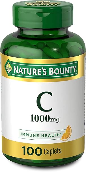 Amazon Com Vitamin C By Nature S Bounty For Immune Support Vitamin C Is A Leading Immune Support Vitamin 1000mg 100 Caplets Grocery Gourmet Food