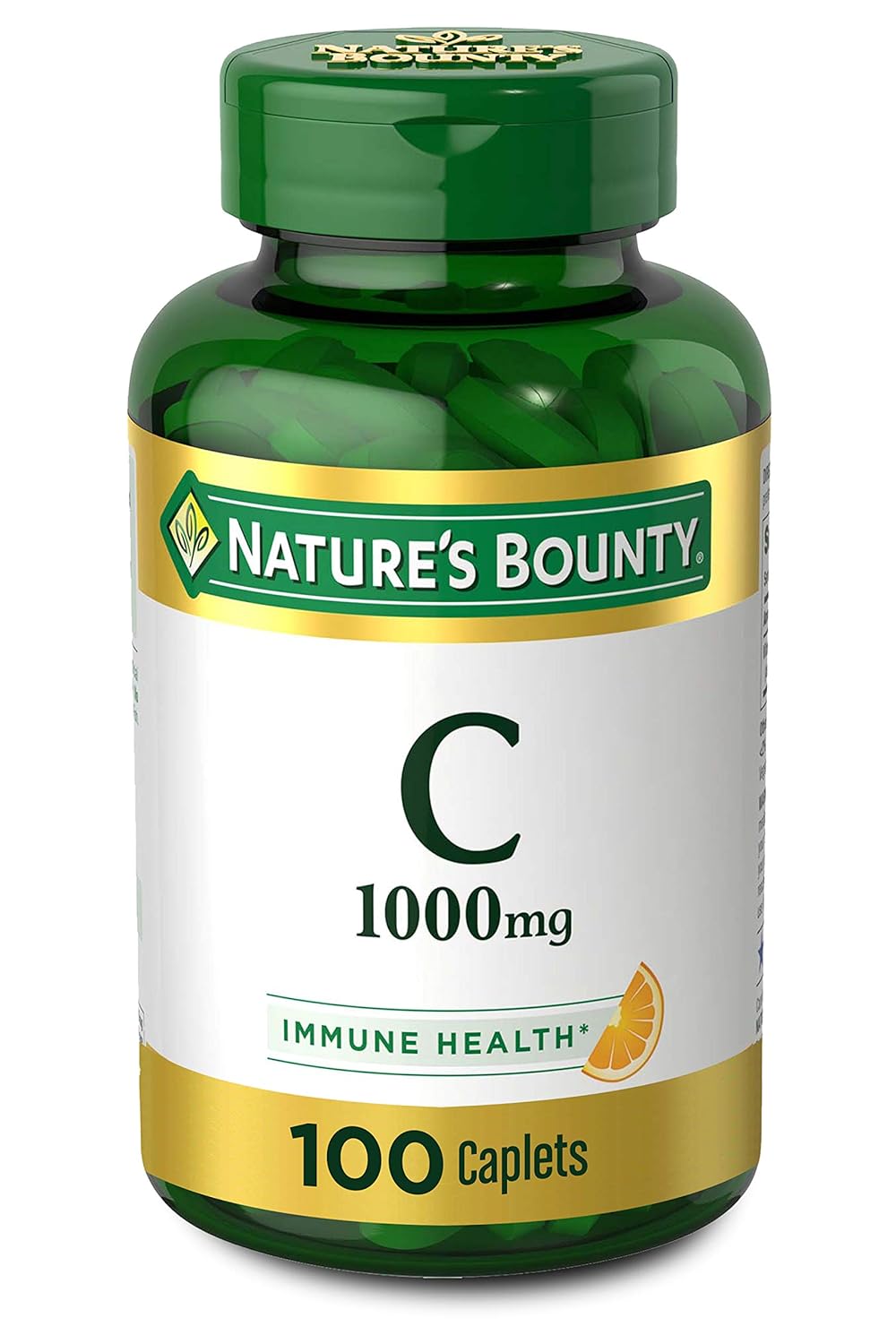 Vitamin C by Nature’s Bounty for immune support. Vitamin C is a leading immune support vitamin, 1000mg, 100 Caplets : Grocery & Gourmet Food
