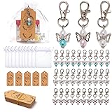 BERRYLION 90 Pcs Guardian Angel Keychains, Thank