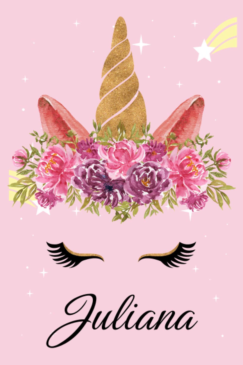 Juliana: Unicorn Personalized Custom journal for Girls with First Name - 6  x 9 - 100 Pages - notebook, Learn, Doodle \u0026 Create Art! : personalized,  unicorn: Amazon.de: Bücher