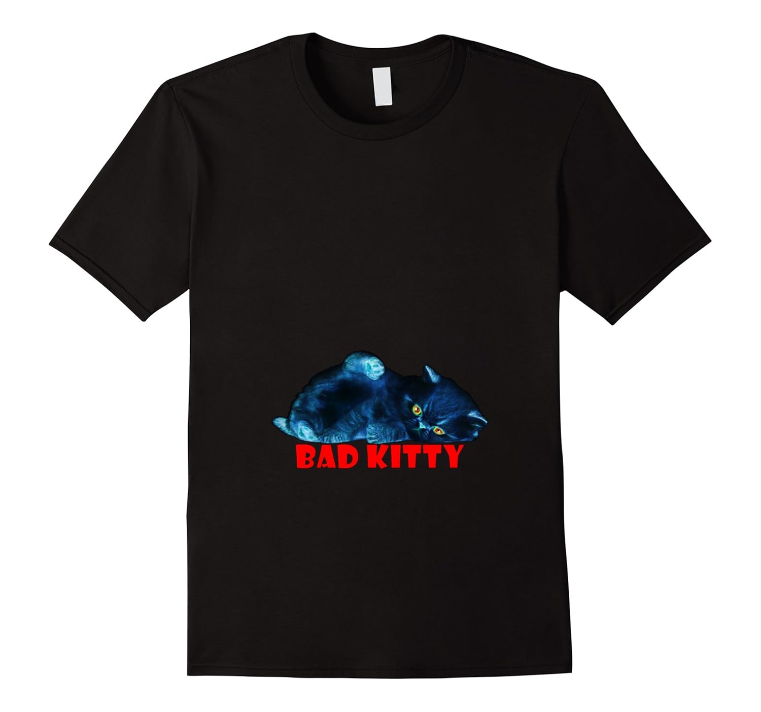 BAD KITTY funny CAT TShirtArt Artvinatee