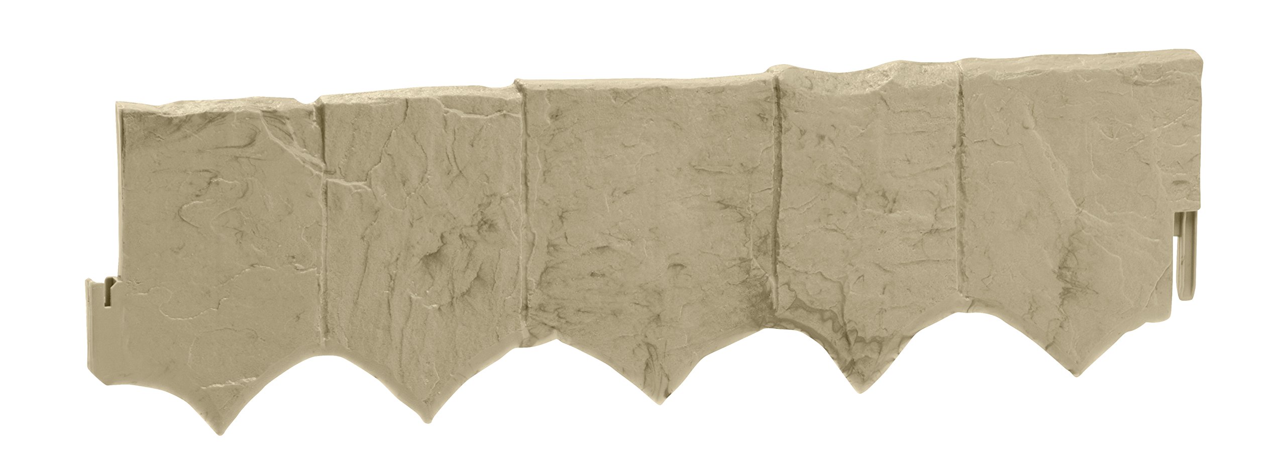 Suncast Flagstone Border Edging Natural Flagstone Appearance for