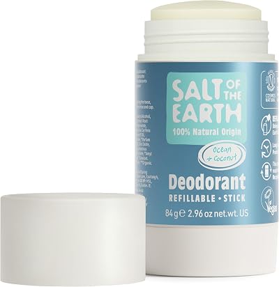 Salt Of The Earth Ocean & Coconut Natural Deodorant Stick 84g UK
