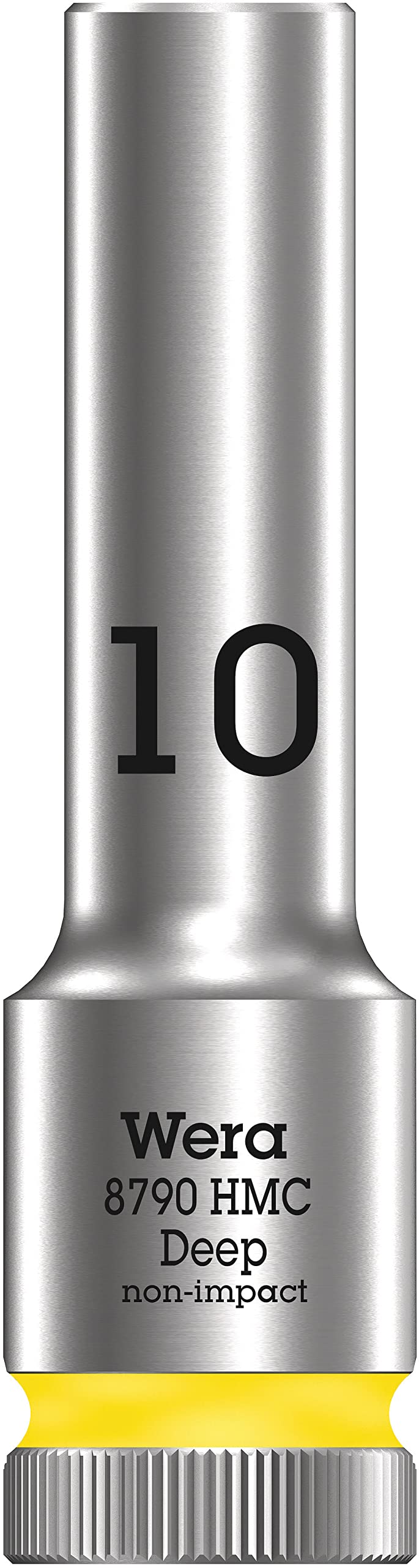 Wera 05004550001 8790 HMC Deep Socket, Light Yellow, 10.0 mm