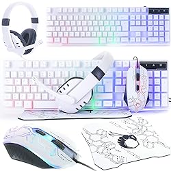 Gaming Keyboard and Mouse and Gaming Headset