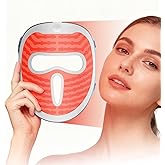 DPFACE Red Light Mask for Face, 7+1 Colors Red Light Mask, Cordless & Portable for Home & Travel, Rechargeable Skin Care Facial Device for Women - Mom, Sister, Girlfriend and Wife