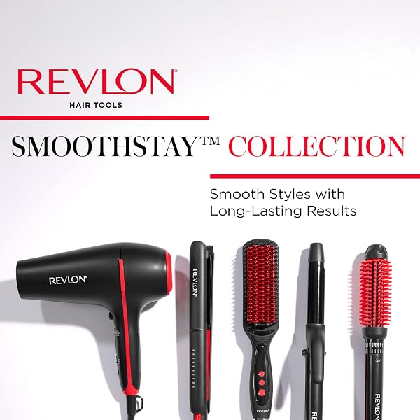 REVLON SMOOTHSTAY 1 INCH CURLING IRON, COCONUT OIL INFUSED CERAMIC CURLING WAND WITH TOURMALINE IONIC TECHNOLOGY, TIGHT BOUNCY CURLS, ENHANCED SHINE, REDUCED FRIZZ