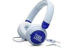 JBL Junior 320 - Wired on-Ear Kids Headphones - Blue
