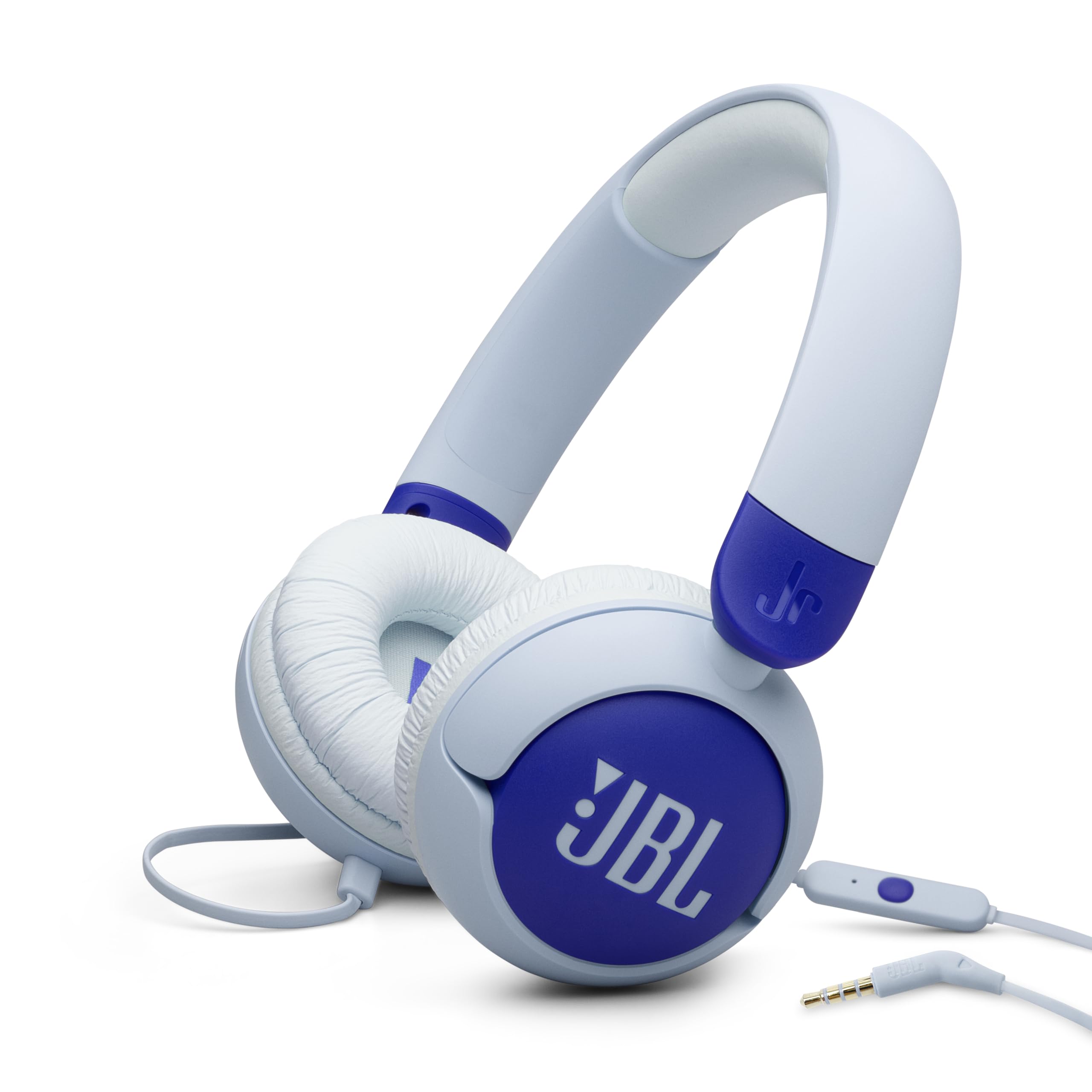JBL Junior 320 Kids Headphones, Wired, Volume-Limited - Blue