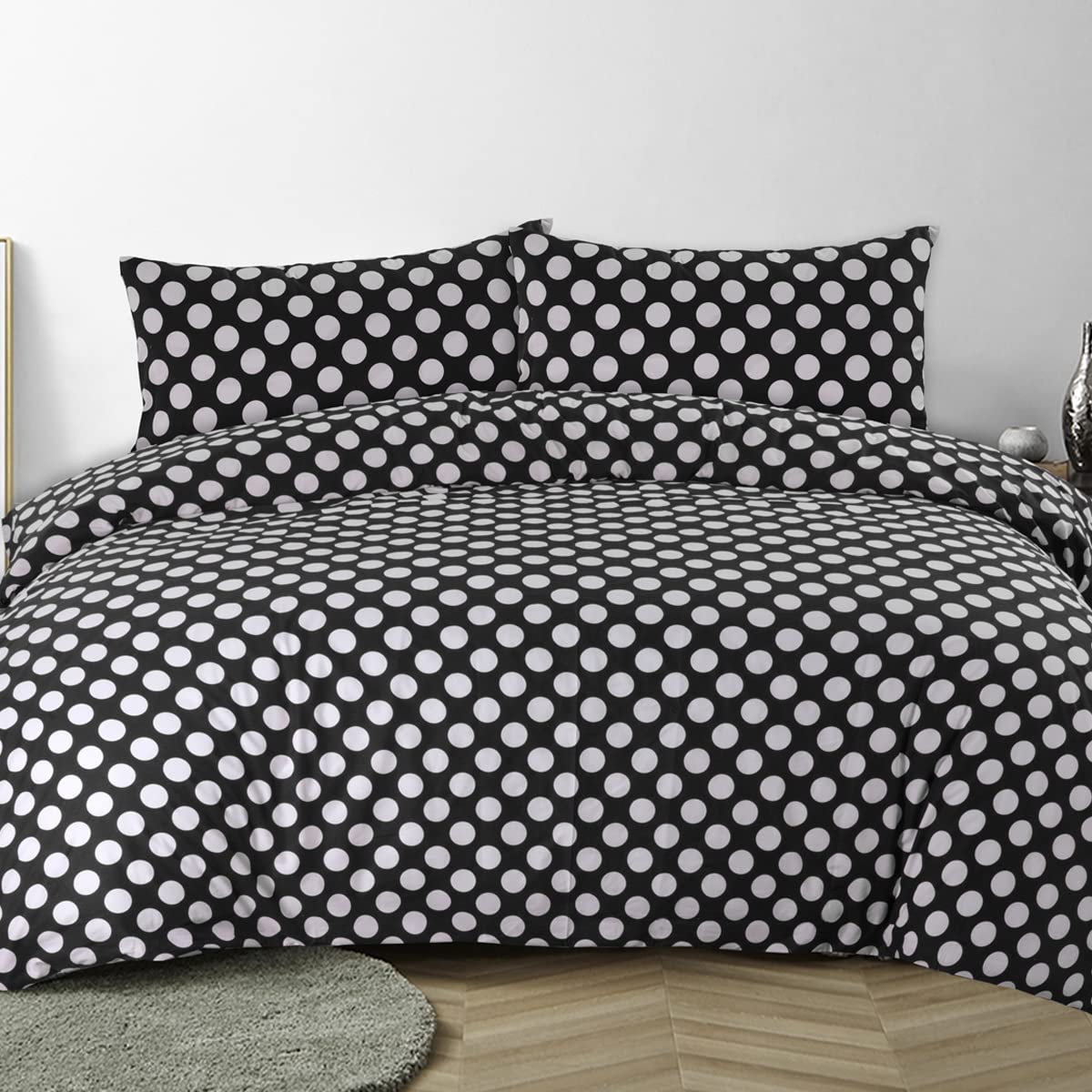 NIYS Luxury Bedding Percale Duvet/Quilt Cover Set in Single, Double and King Size with pillow cases