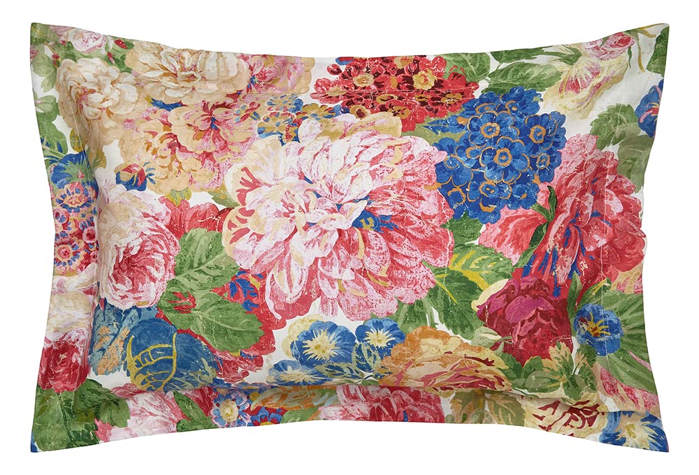 VERY ROSE & PEONY PILLOW CASE OXFORD MULTI