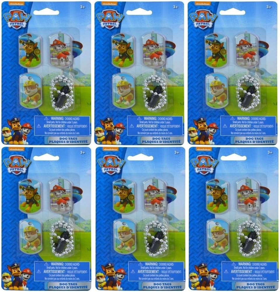 Paw Patrol Dog Tags 3pk [Contains 6 Manufacturer Retail