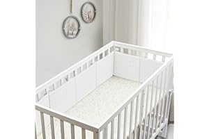 BETHBEAR 6 In1 White Breathable Mesh Corner Edge-Iner Lining Strips Soft Cushion- Cotton/Polyester - Washable, Reusable-About 6 Pieces (9.85in x 11.8in)