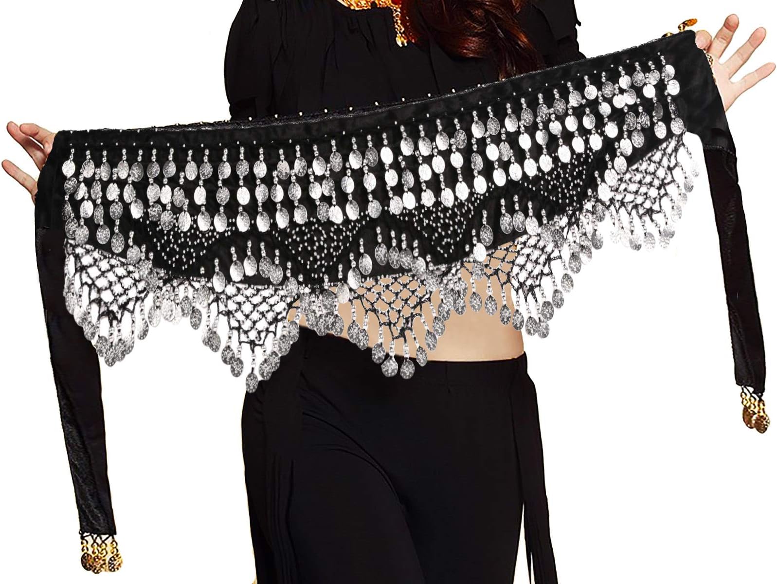 Festival Gypsy Skirt Fortune Teller Belly Dancer Dance Hip Scarf Costumes Gypsie