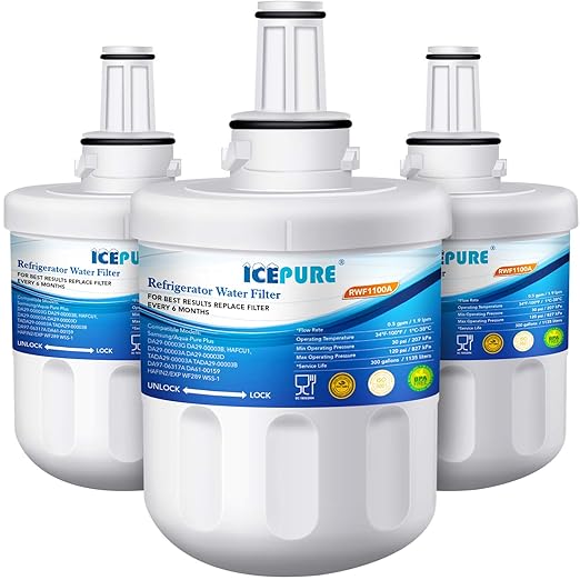 Icepure DA29-00003G - Filtro de agua para refrigerador, compatible ...