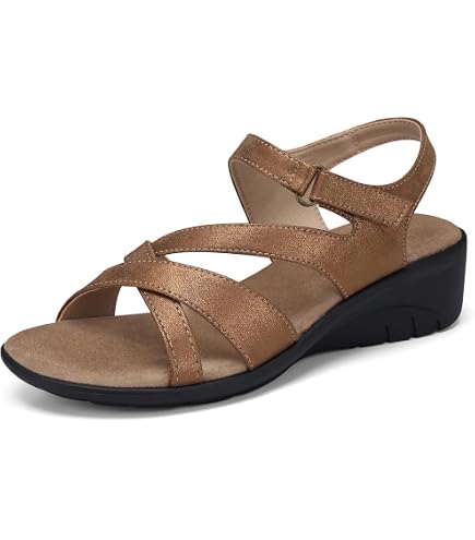 ladies brown dress sandals SHIBEVER Wedge for Women Dressy: Comfortable Low Heel Sandals | Adjustable Casual Shoes with Cushioned Insole and Non-Slip Sole, All-Day Walking Size 9 mktp.id.cf1e176c-e6fa-4ee8-a64f-4cc4e4c0fc8b Color:Burgundy as Pic Desirae Sequin Feather Short From dressy heels to