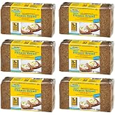 Mestemacher Natural Fitness Bread, 17.6 Oz &ndash; High Fiber Whole Grain German Bread, Non-GMO, Healthy Fitness, Ready to Eat, Long Shelf Life (Pack of 6)