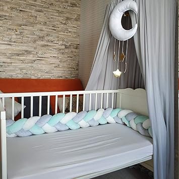braided crib bumper amazon