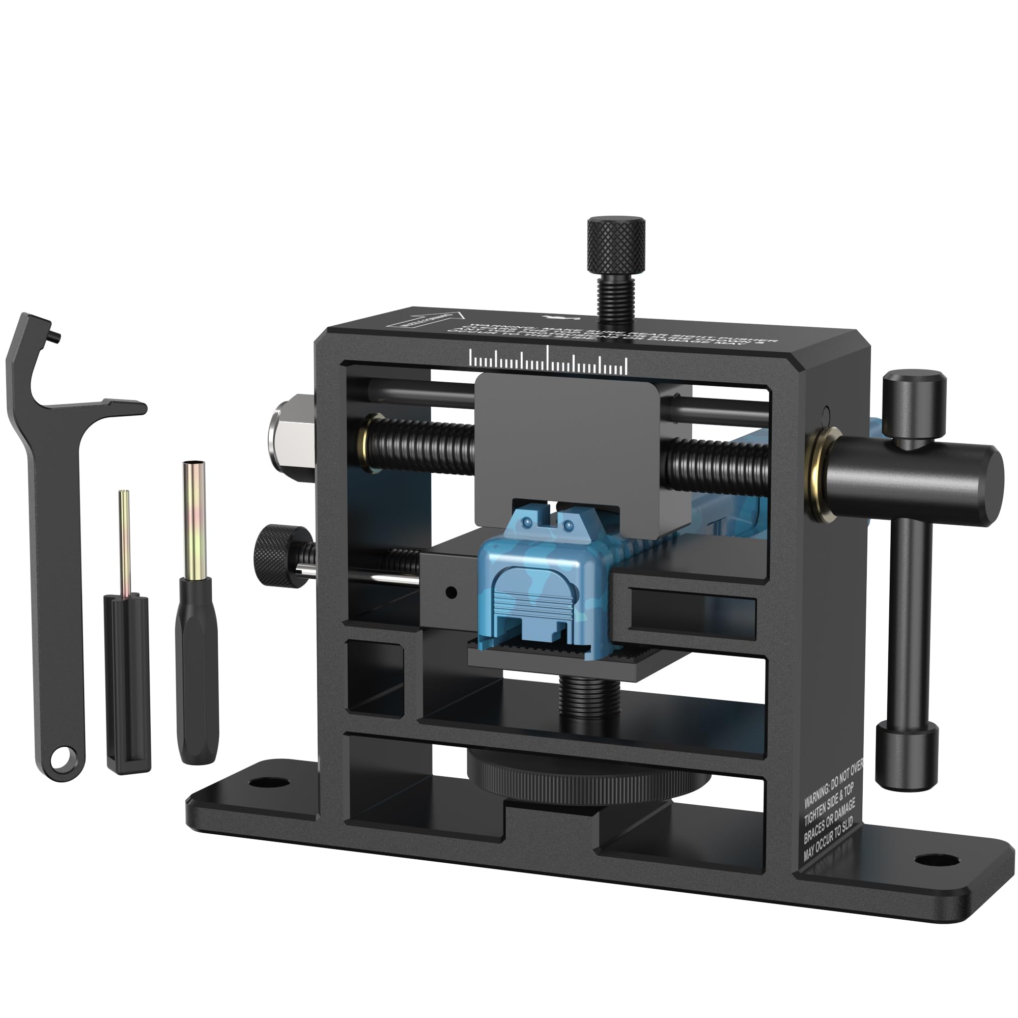 Photo 1 of SporGain Sight Pusher Tool with Tool Kit, Universal Sight Pusher Heavy Duty for Handguns Front Rear Sight Removal Adjustment, Sight Pusher Tool with Adjustable Base, Compatible with Square Slides