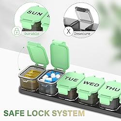 Extra Large Weekly Pill Organizer - XL Vitamin