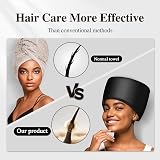 AOPOW Hair Cap Treatment Steamer Deep Conditioning Thermal Cap UK Plug Black view 3