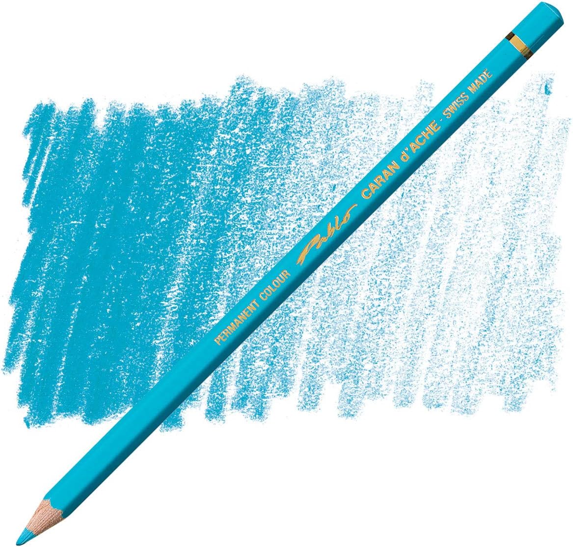 Caran D'ache Pablo Colored Pencil, Turquoise Blue (666.171