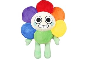 HUISHEDEA Dandy's World Plush, 9.8" Adorable Sunflower Plush Pillow Home Decors Birthday Valentines Gift for Fans and Kids