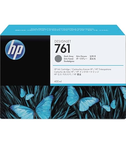 HP DesignJet 761 プリントヘッド　マットブラック色グレー色セット HP® 761 Magenta/Cyan DesignJet Printhead (CH646A)
