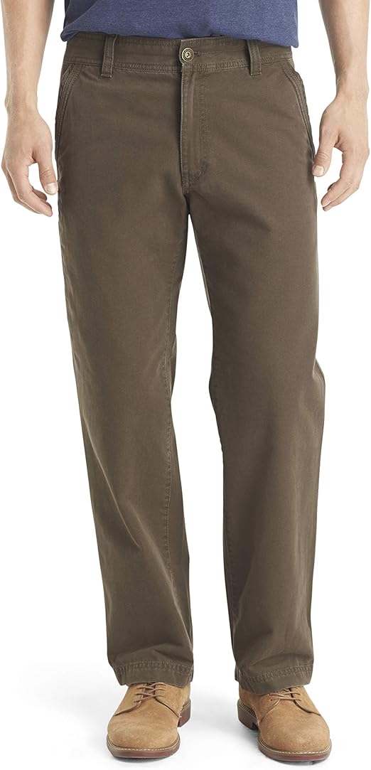 GH Bass Men's Flat Front Canvas Terrain Pant Amazon.ca Clothing