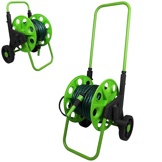 Kinzo Wagen für Schlauchrolle 30m - Schlauchwagen - Gartenschlauch - Wasserschlauch