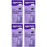 Amazon Basic Care Electrolyte Powder Packets for Rehydration for Kids &amp; Adults, Grape Flavor, 6 Count (Pack of 4)