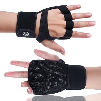 Opolemin Weight Lifting Gloves For Men And Women With Wrist Support Workout Gloves With Wrist Wraps Non Slip Breathable To Avoid Calluses For Fitness