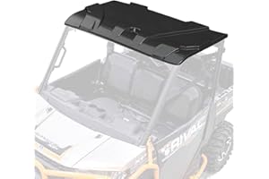 HJSIUTV Plastic Panel Roof Compatible with 2013-2021 Polaris Ranger Full Size 1000 Diesel XP 900 XP 570 Crew 2 Seats Model