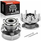A-Premium 2 x Rear Wheel Bearing and Hub Assembly Compatible with Mitsubishi Outlander 2007-2012, Outlander Sport 2011-2012, Lancer 2008-2015, with 5-Lug