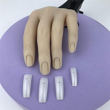 Amazon Co Jp ネイルトレーニング練習ハンドフレキシブルソフトシリコンマネキンハンドネイルアートトレーナーマニキュア練習ディスプレイモデルツールクランプ付き Left Hand ビューティー