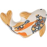 Karma, Calico Trinket Tray, Ceramic Jewelry Dish, Shaped Trinket Tray, Decorative Ceramic Trinket Dish for Rings, Koi Fish