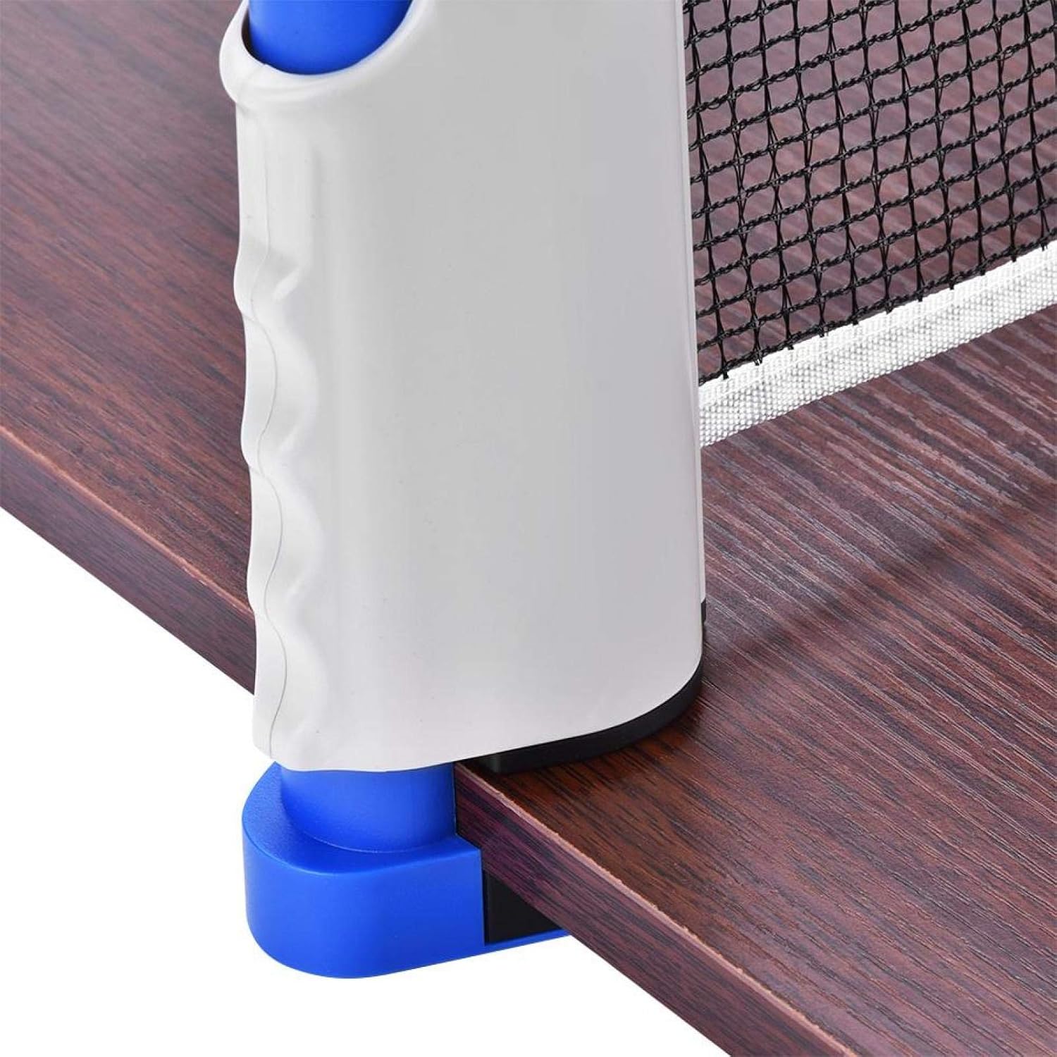 Vbest life Ping Pong Nets-Retractable Table Tennis Net and Post-Ping Pong Replacement Table Net(White+Blue) : Sports & Outdoors